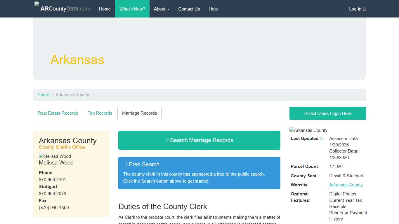 Arkansas County Arkansas - ARCountyData.com - ARCountyData.com